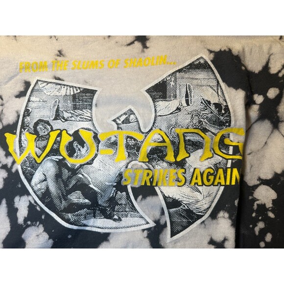 Wu-Tang Strikes Again T-Shirt Black and White Tie-Dye Size Medium - Picture 5 of 5
